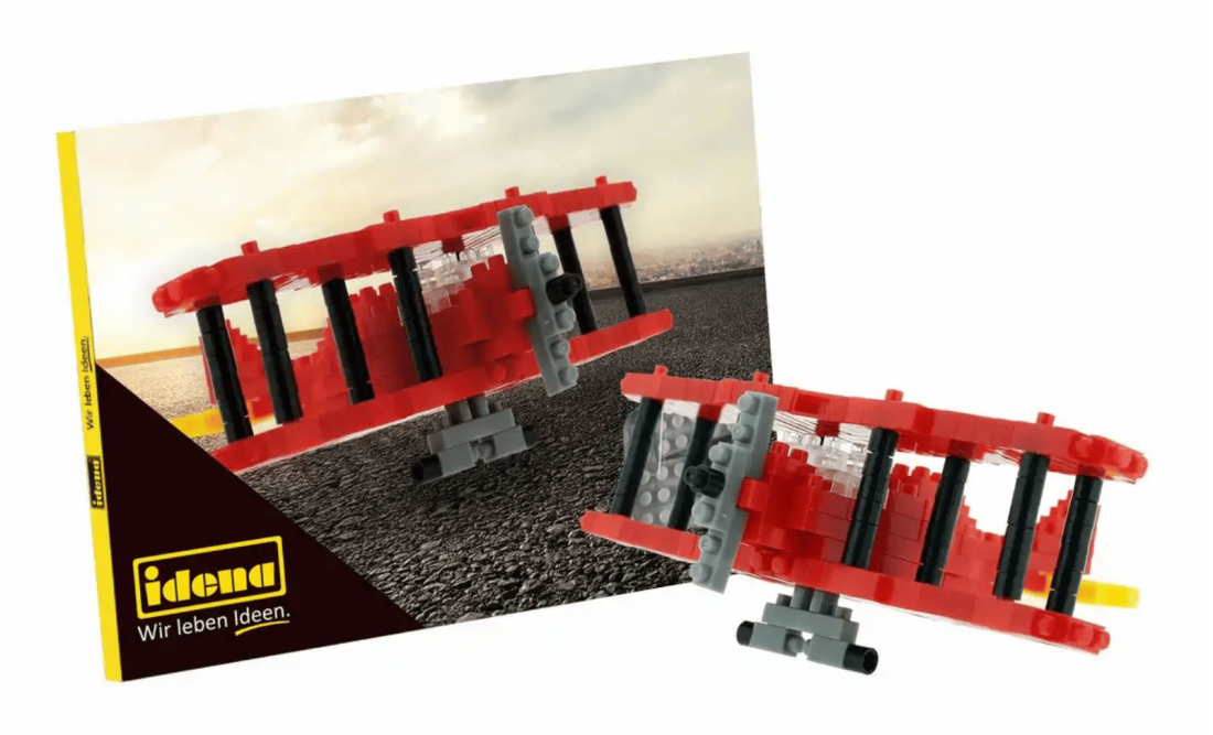 Minibausteine Postkarte Doppeldecker